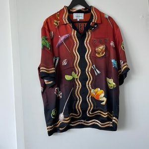 Casablanca Silk Button-down.   Large